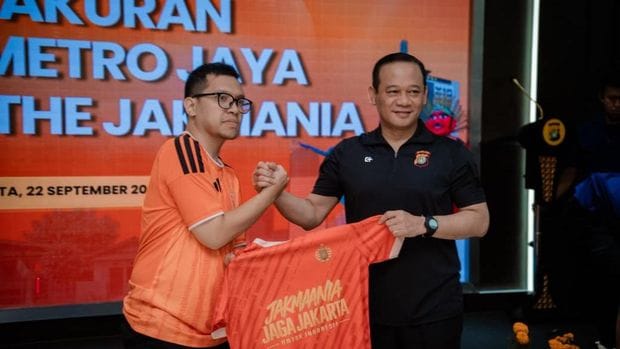 Kapolda Metro Jaya dan Ketua The Jakmania Sepakat Perkuat Kolaborasi Jaga Jakarta